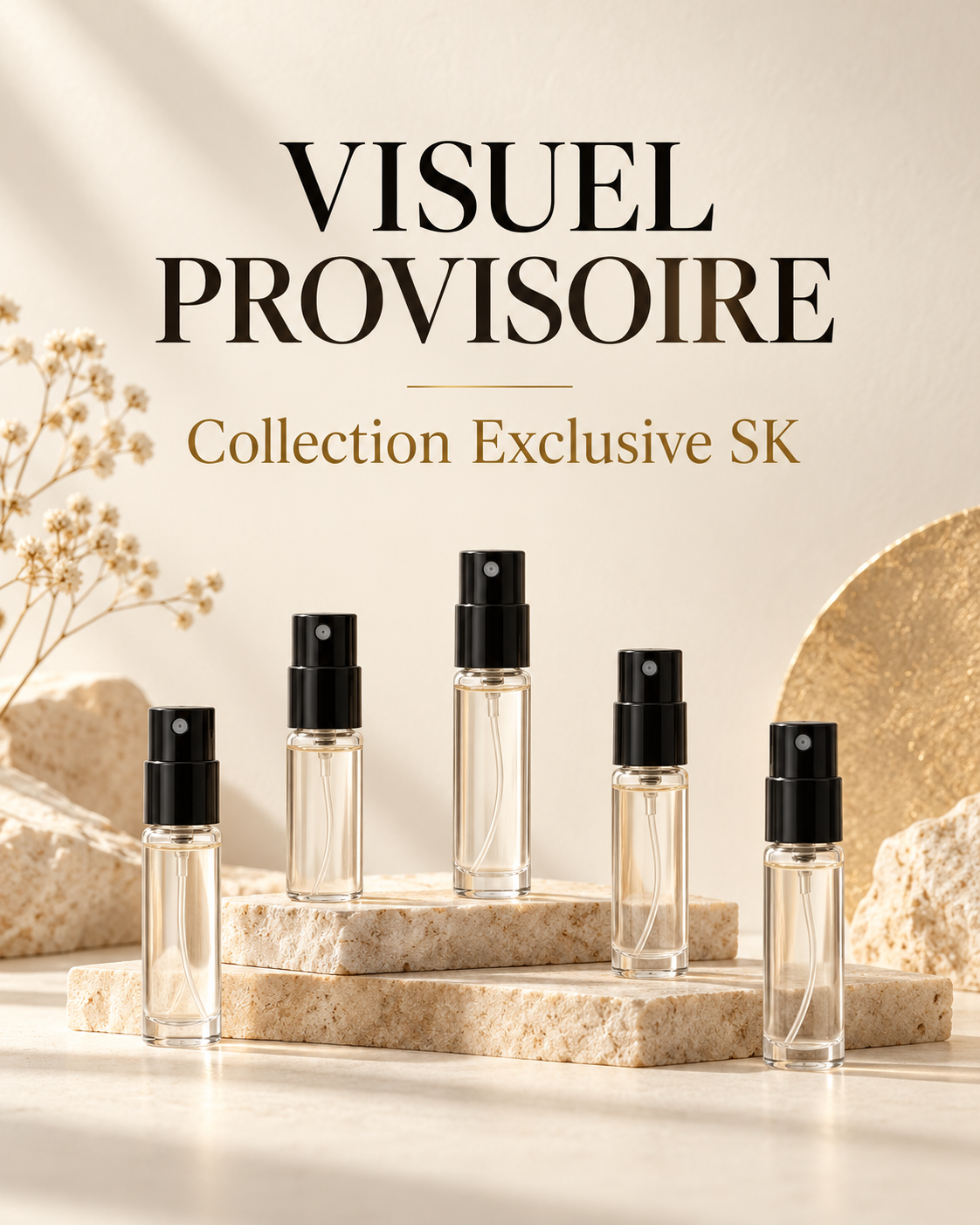 Visuel provisoire — Kit Découverte Collection Exclusive SK, cinq parfums
