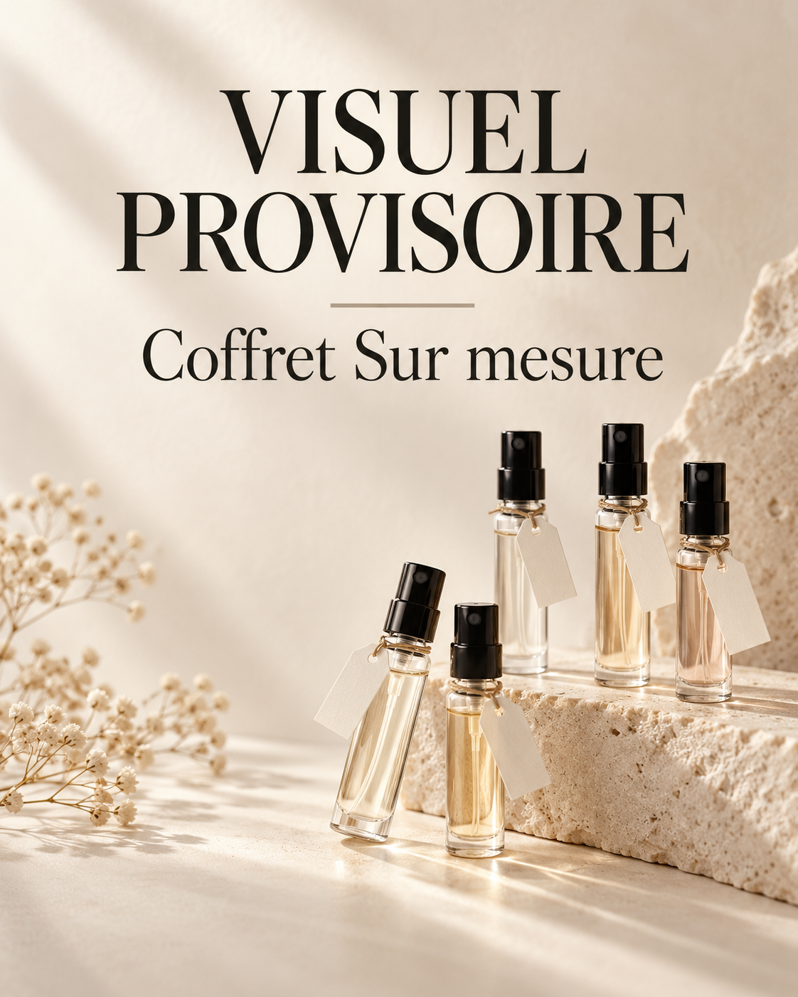 Visuel provisoire — Kit Découverte Sur mesure, cinq parfums au choix