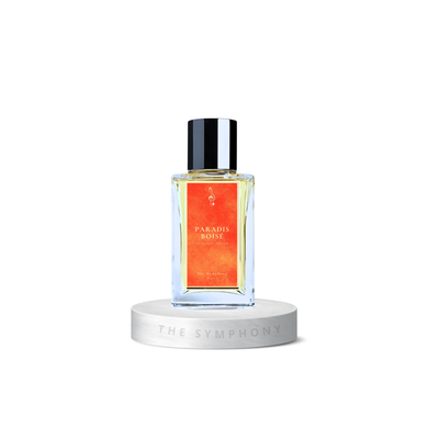 Flacon Paradis Boisé - extrait de parfum niche français oriental ambré The Symphony Paris