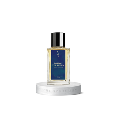 Flacon Poison Vertueux - extrait de parfum niche français boisé musqué The Symphony Paris