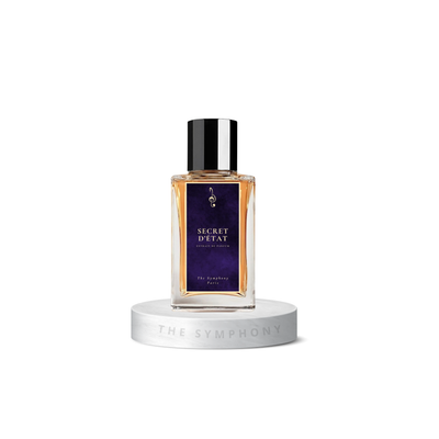 Flacon Secret d'État - extrait de parfum niche français floral The Symphony Paris