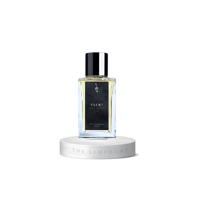Flacon Club 7 - extrait de parfum niche français boisé musqué The Symphony Paris