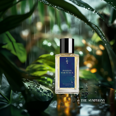 Flacon Poison Vertueux - extrait de parfum niche français boisé musqué The Symphony Paris
